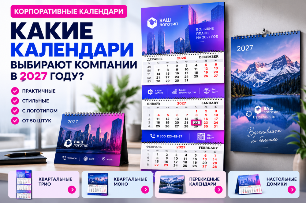 Какие корпоративные календари выбирают компании в 2027 году